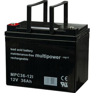 Multipower AGM-Batterie MPC36-12I, 12 V, 36 Ah, M6 Anschluss