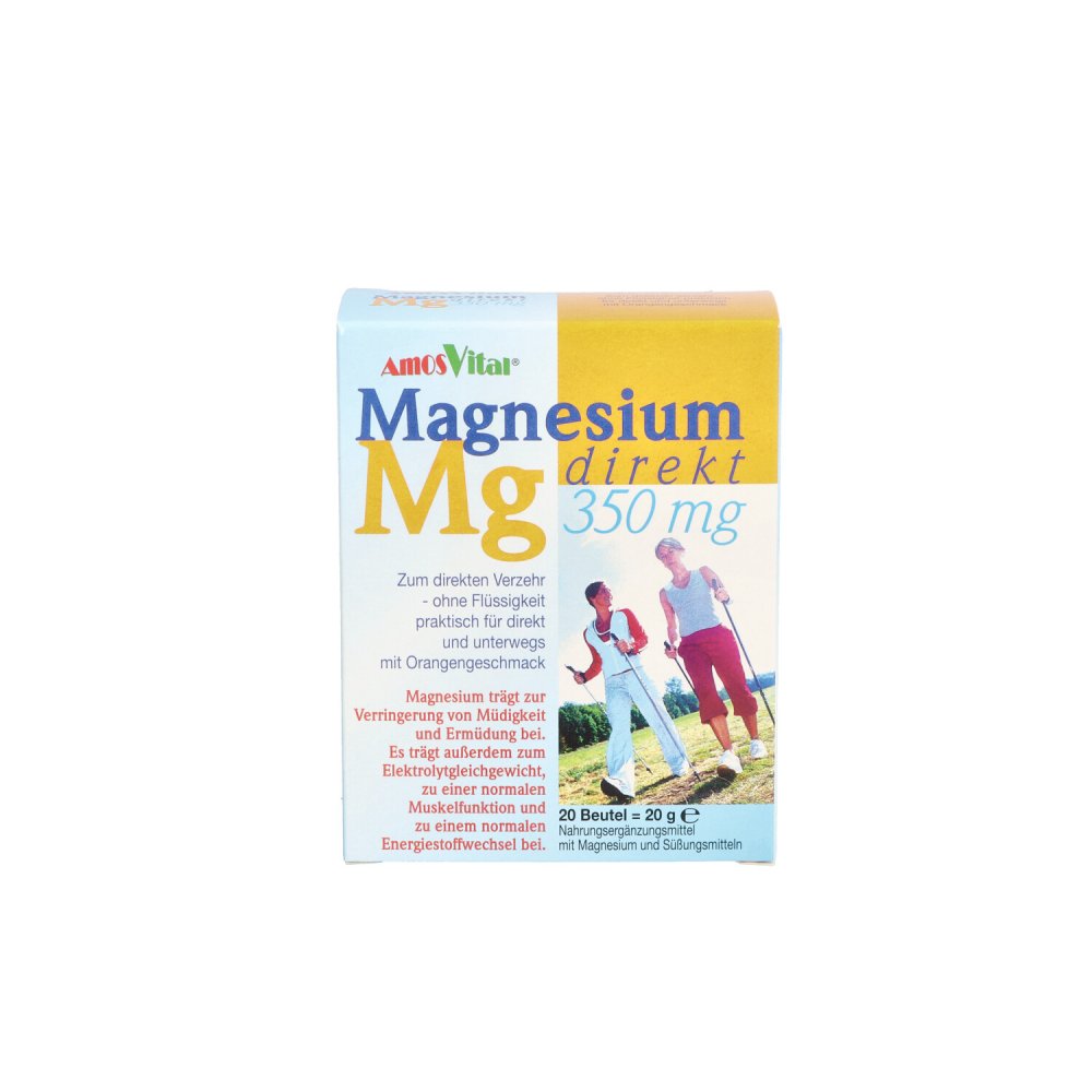 AMOSVITAL GmbH Magnesium Direkt 350 mg Beutel 06794225