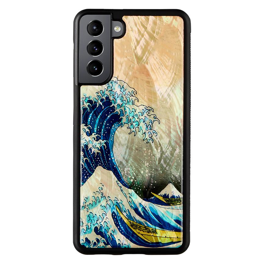 Ikins case for Samsung Galaxy S21+ great wave off (Samsung Galaxy S21+) (K6946J)