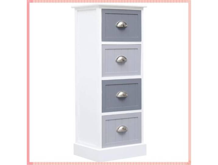 armoire - 35x30x90cm - avec 4 tiroirs - Pour Rangement - Qualité Supérieure - Design Contemporain - Classique et Raffiné