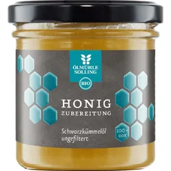 Honigzubereitung mit ungefiltertem Schwarzkümmelöl 180g