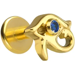 Titan Labret mit Innengewinde AUGE DES HORUS