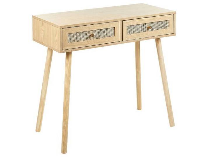 Console en rotin clair ODELL