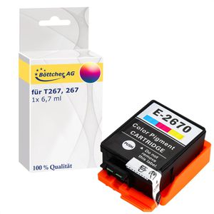 kompatibel für Epson 267 T267 6,7 ml color