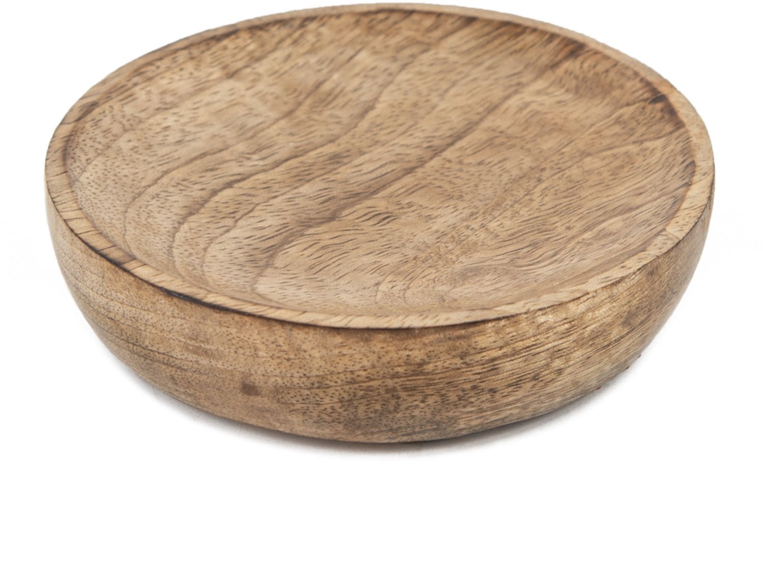 Houten Tray Schaal Zeepbakje Rond Ø10 cm Hoogte 2 cm
