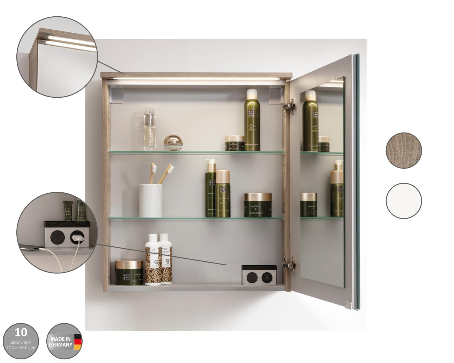 FACKELMANNGMBH OXF SPS 602x700x200 weiß LED 1 Tür 16918235