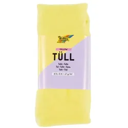 folia Tüllstoff 0,5 / 3 m 1 Stück gelb