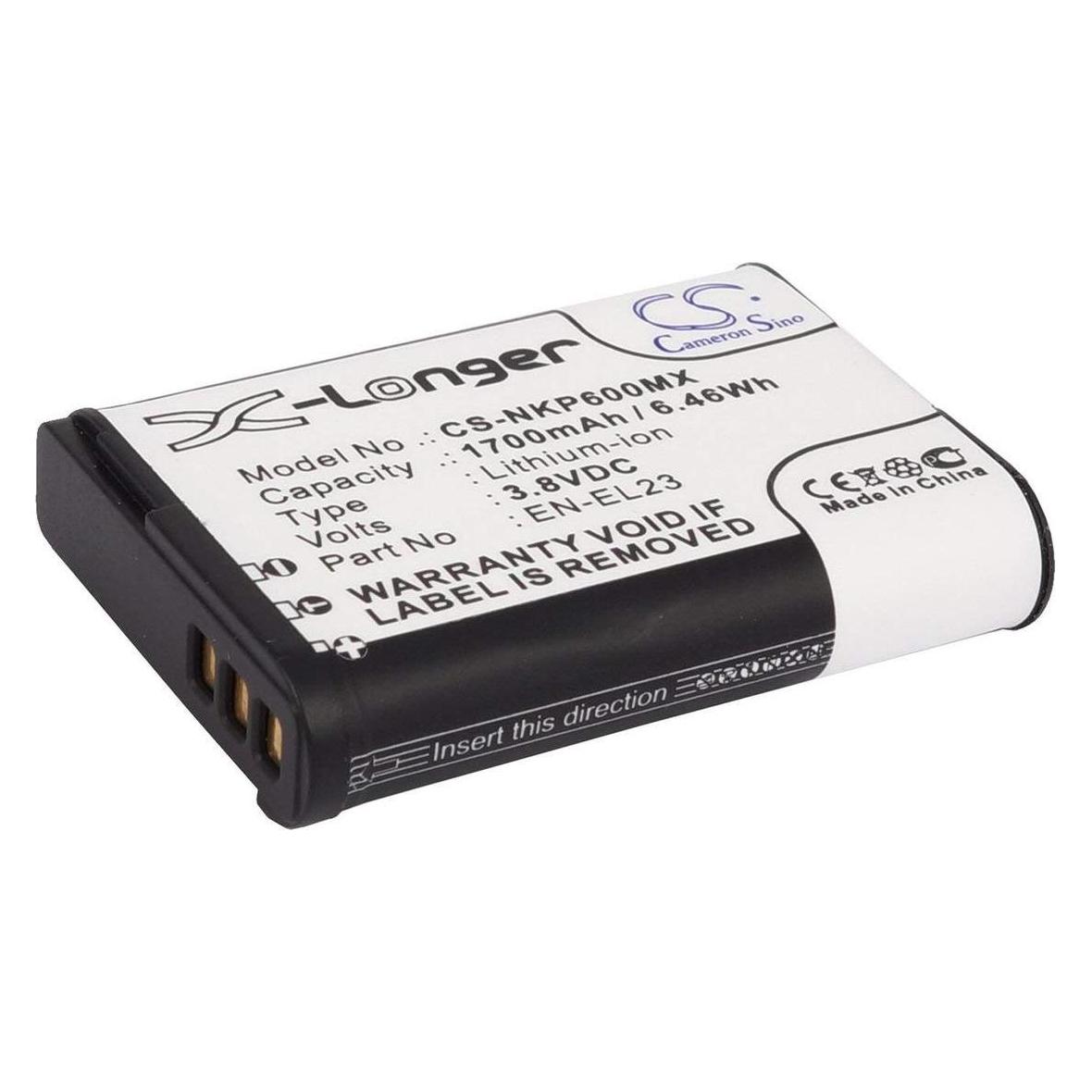 CS Cameron Sino CS-NKP600MX Enel23 / En-el23 (Kamera Akku) (SB7709)