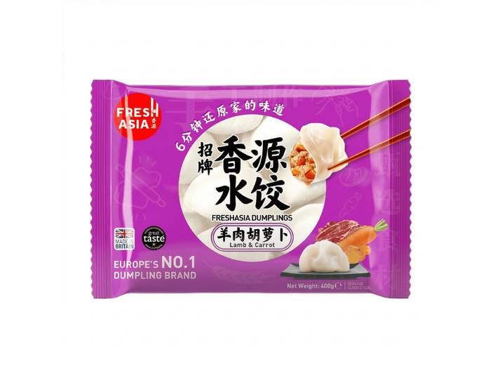 FRESHASIA dumplings met lam en wortel 400 g