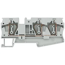 Siemens 8WH2003-0AH00 Durchgangsklemme mit Zugfederanschluss, 3 Anschlussstellen 8WH20030AH00  - 50 Stück
