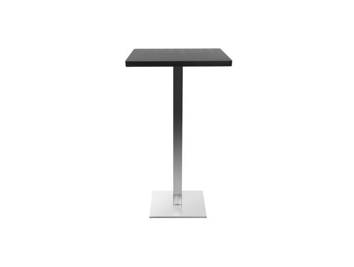 Table de bar design carrée noire L60 cm JORY