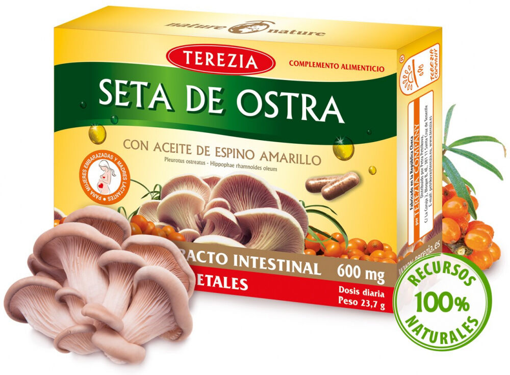 Terezia Sea Buckthorn Oyster Mushroom 60 Capsules