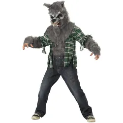 Metamorph Verwandelter Werwolf Kostüm für Kinder (140, 146)