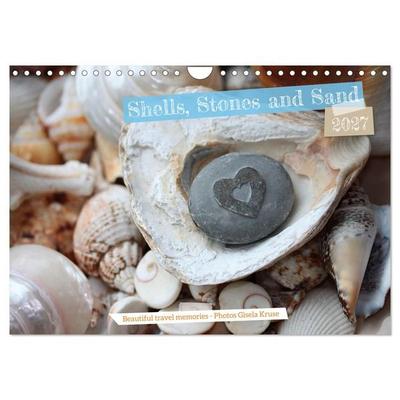Shells, Stones and Sand (Wall Calendar 2027 DIN A4 landscape), CALVENDO 12 Month Wall Calendar