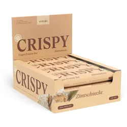 CRISPY veganer Proteinriegel - Zimtschnecke (12er Pack)