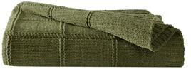 Brooklyn Loom Chenille Grid Knit 50x70 Throw