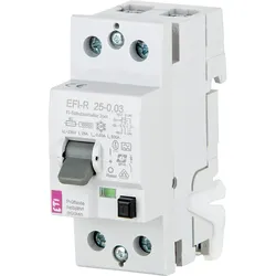 FI-Schalter EFI-R, 2-polig, 40A, 30mA, 10kA, Typ A, unver- zögert ETI