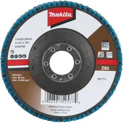 Makita Fächerschleifscheibe 115 mm Z80 - D-63769