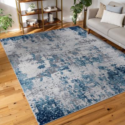 Alise Rugs Gematria Industrial Abstract Indoor Area Rug
