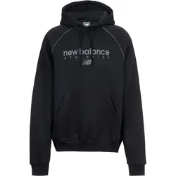 NEW BALANCE Hoodie Herren | Gr. XXL | schwarz - schwarz