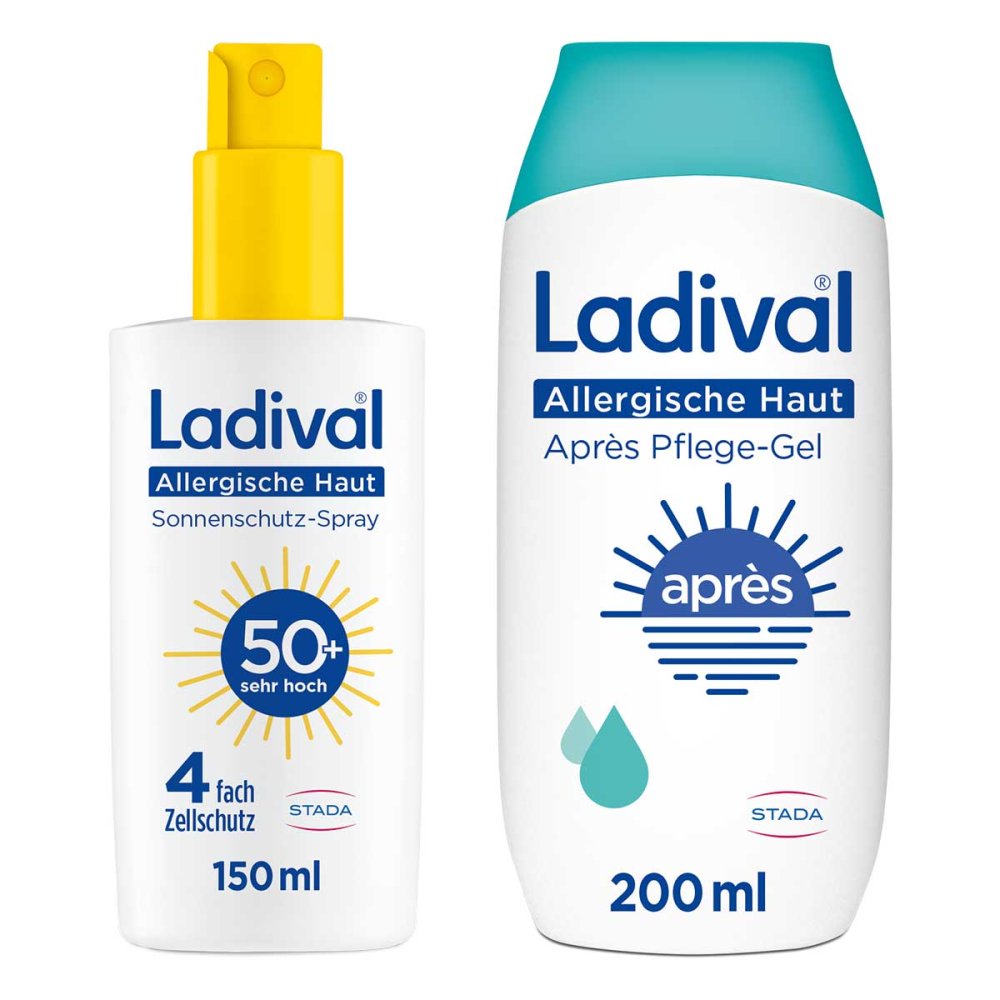 STADA Consumer Health Deutschland GmbH Ladival Allergische Haut Sonnenschutz-Spray LSF50+ + Apres Pfleg 08100925