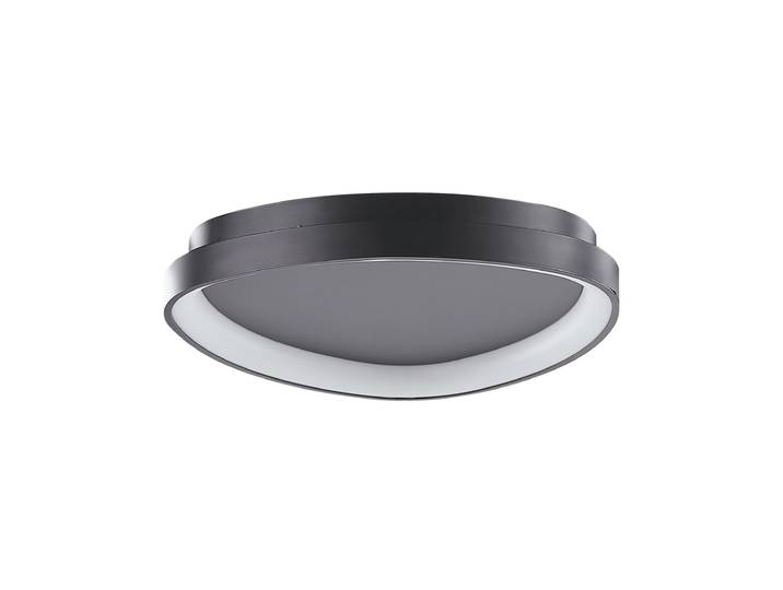 Plafonnier à led métal noir