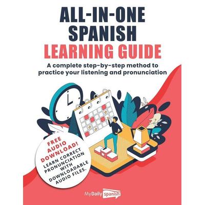 All-In-One Spanish Learning Guide, Taschenbuch von My Daily Spanish, My Daily Spanish
