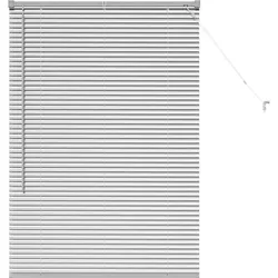 vidaXL Venezianische Jalousien Silber 130 x 90 cm Aluminium