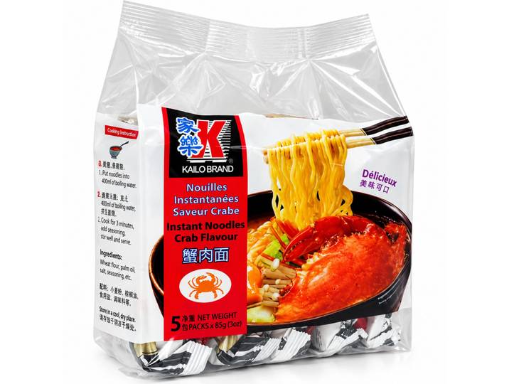 KAILO Instant Noodles Crab 5-Pack x 85g