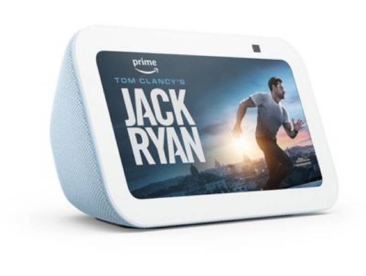 Amazon - Assistant Vocal Echo Show 5 3e Génération Bleu Gris