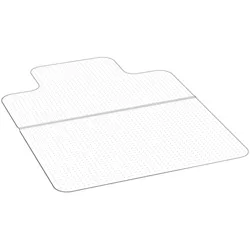 VEVOR Stuhlmatte Stuhlteppich (1230 x 914 mm) Bürostuhlmatte für kurzflorige Teppichböden, Bodenschutzmatte aus PVC mit Noppen, gleitet sanft unter den Schreibtischteppich für das Heimbüro