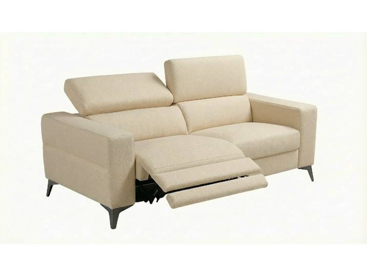 Designer Couch LONATO Stoff 2-Sitzer Designersofa Moderne Stoffcouch
