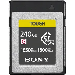 SONY Cfexpress Card Type B Tough 240Gb R 1850/W1600