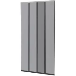 Insektenschutz-Teleskop-Lamellen-Vorhang "FAST" 100x220cm Schwarz