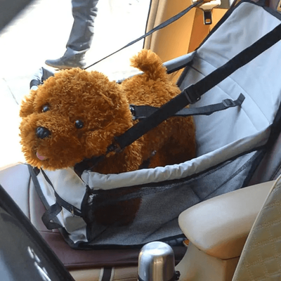 Inspire Essentials Folding Pet Carrier Bag Waterproof Dog And Cat Travel Seat Basket blue