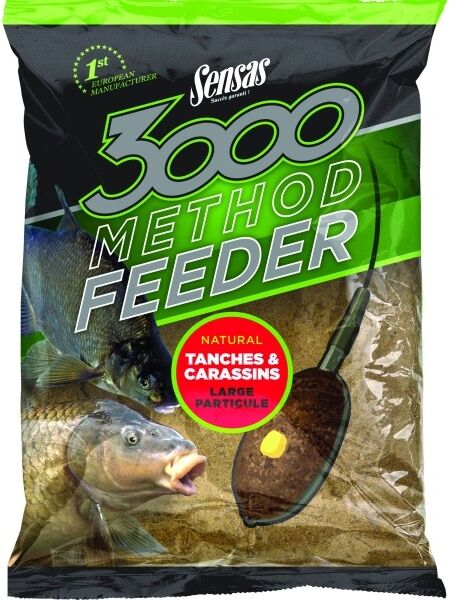 Sensas 3000 Method Feeder 1 Kg. Natural