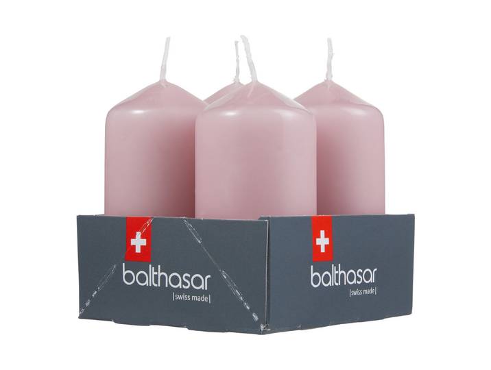 balthasar Zylinderkerze 4Er-Set