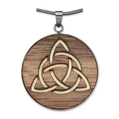 Holzschmuck 'Waldzeichen' Triqueta