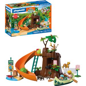 playmobil Spielset Animals & Friends 72071, ab 4 Jahre, Zoo: Dschungelabenteuer, 86 Teile