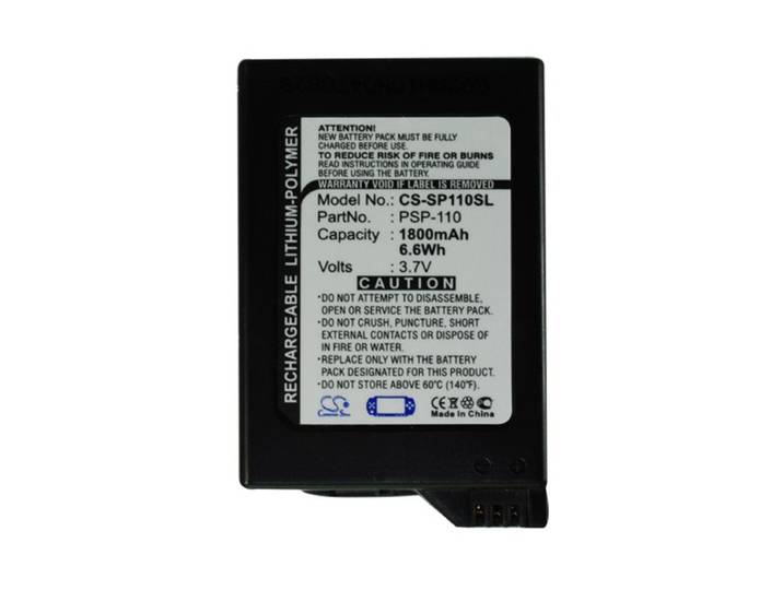 Applicable à PSP-1000 PSP-110 de batterie de console de jeu PSP-1000G1
