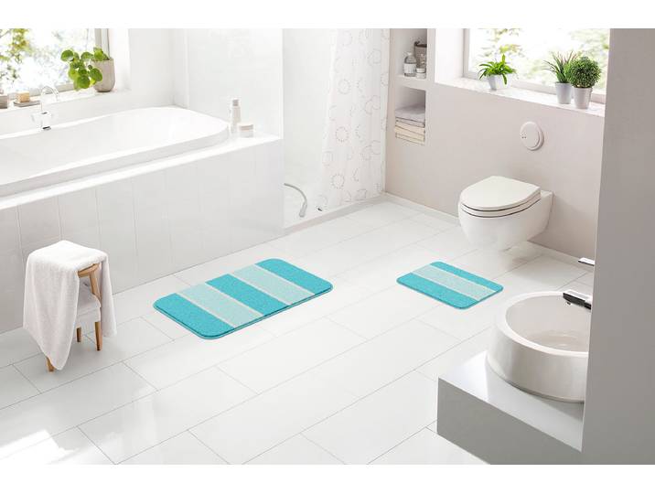 Tapis de bain Waymore 40 x 50cm Bleu/Bleu