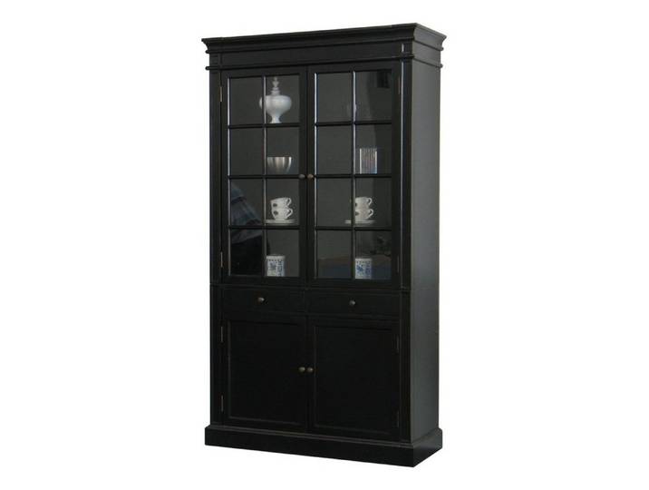 ebuy24 Vitrine Amaretta Vitrinenschrank 2-türig Breite 110 cm, Hö