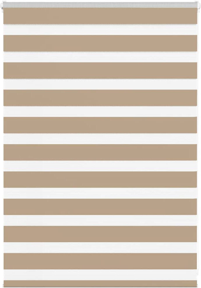 George Oliver Zebra Blind Polyester Sand Brown 100cmW x 100cmL