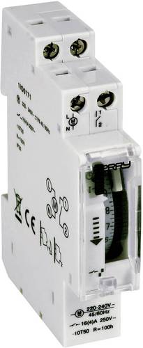 Wallair 1IO0171 Zeitschaltuhr analog Tagesprogramm 3500W IP20 Gangreserve