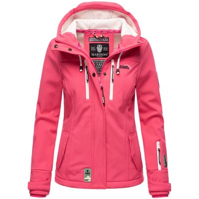 Softshelljacke MARIKOO "Kleine Zicke", Damen, Gr. M, pink, Obermaterial: 98% Polyester, 2% Elasthan, Innenseite: 100% Polyester, Jacken Softshelljacke, sportliche Funktionsjacke