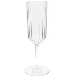 MONOUSO - Sektflöte Spritzguss Niedrigem Fuß "Kaleido" Tritan 270ml (1 Stück)