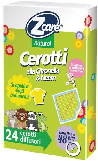 Zcare Natural Cerotti Antizanzare 24 Pezzi
