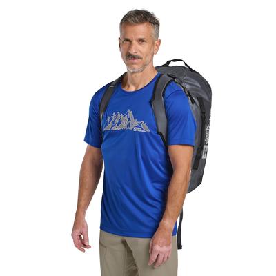 Sporttasche JACK WOLFSKIN "ALL-IN DUFFLE 45", Gr. onesize, blau (midnightsky), Polyester, Taschen Sporttasche