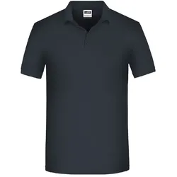 Bio Polo T-Shirt "JN874" - L - carbon