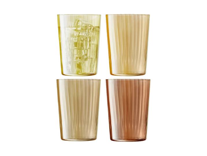 Mundgeblasene Gläser „Gems“ Amber 560 ml (4er-Set) LSA International